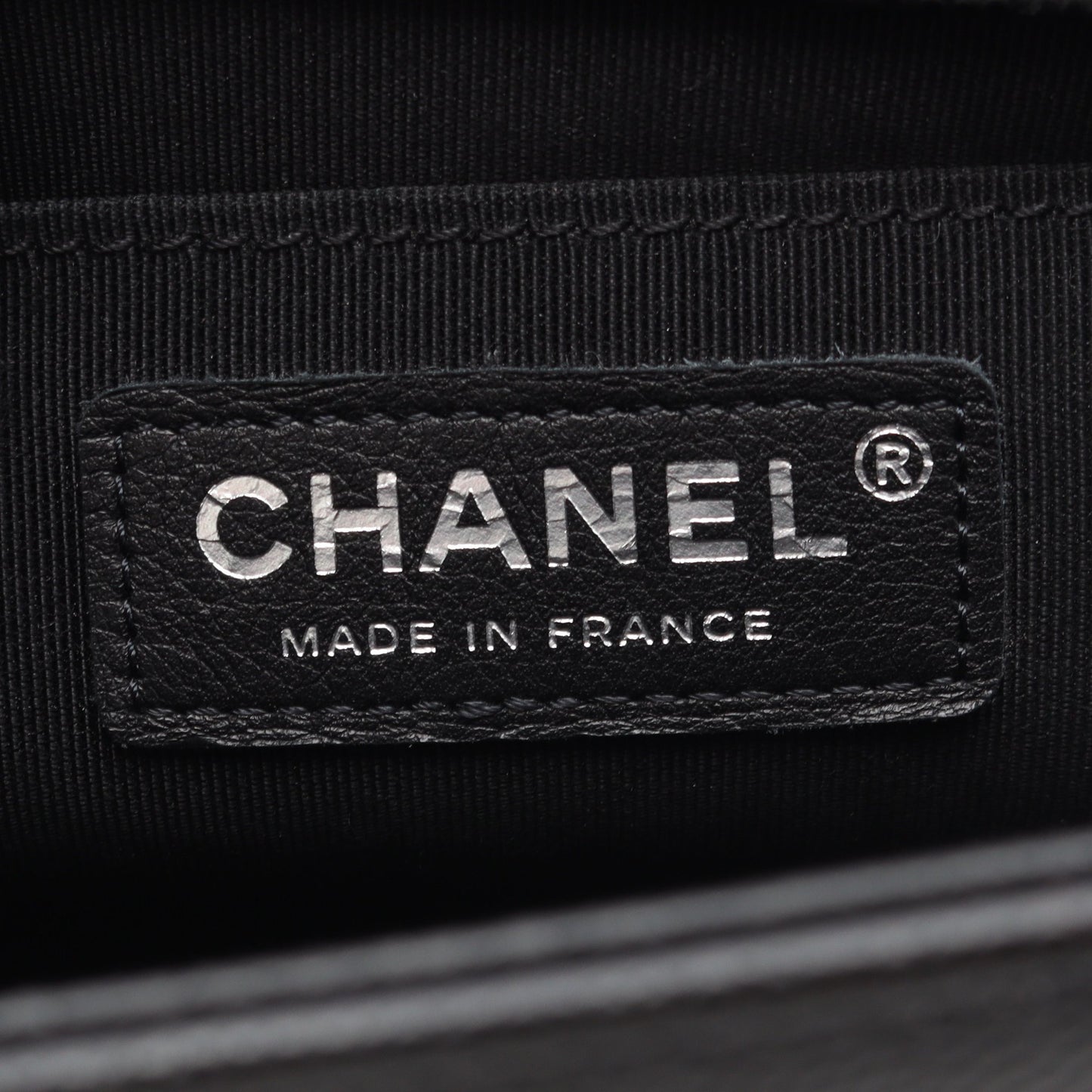 ボーイシャネル チェーンショルダーバッグ キャビアスキン ブラック アンティークシルバー金具 シャネル バッグ CHANEL