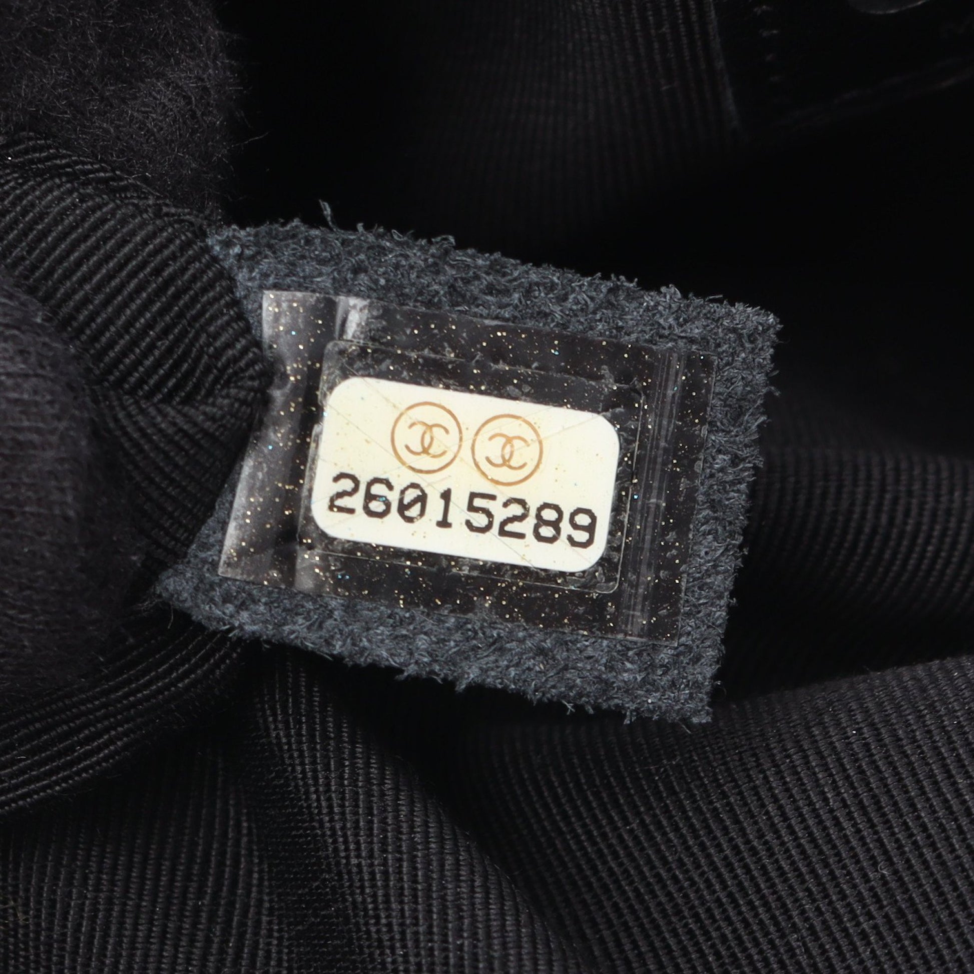 ボーイシャネル チェーンショルダーバッグ キャビアスキン ブラック アンティークシルバー金具 シャネル バッグ CHANEL