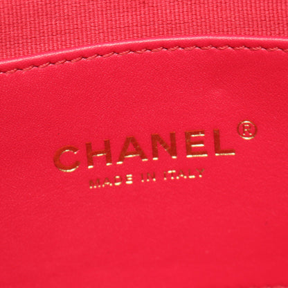 マトラッセ ハートロック チェーンショルダーバッグ ラムスキン ブラック ゴールド金具 シャネル バッグ CHANEL