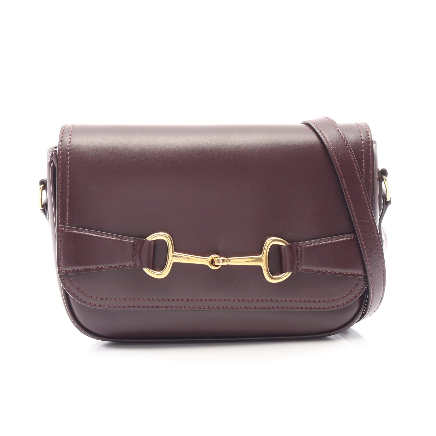 ショルダーバッグ レザー ボルドー セリーヌ バッグ CELINE