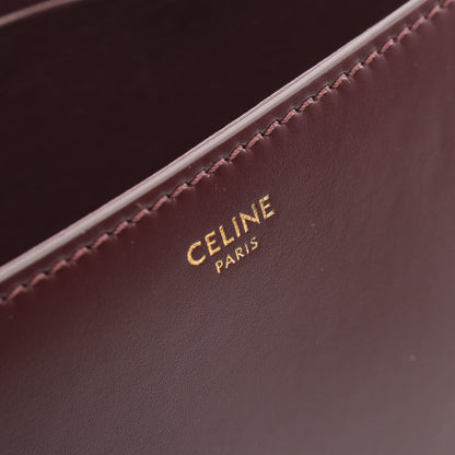 ショルダーバッグ レザー ボルドー セリーヌ バッグ CELINE