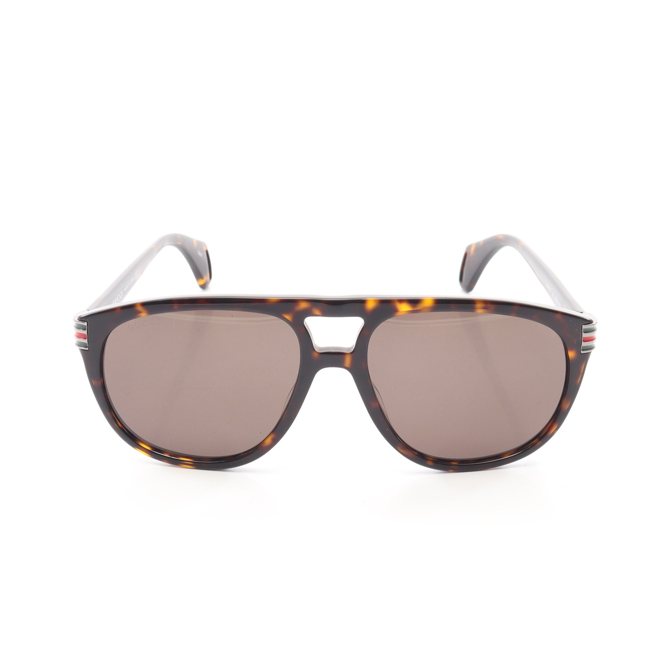 【極美品】GUCCI ティアドロップ サングラス シェリーライン 茶色 ティアドロップ サングラス ブラウン グッチ – RECLO
