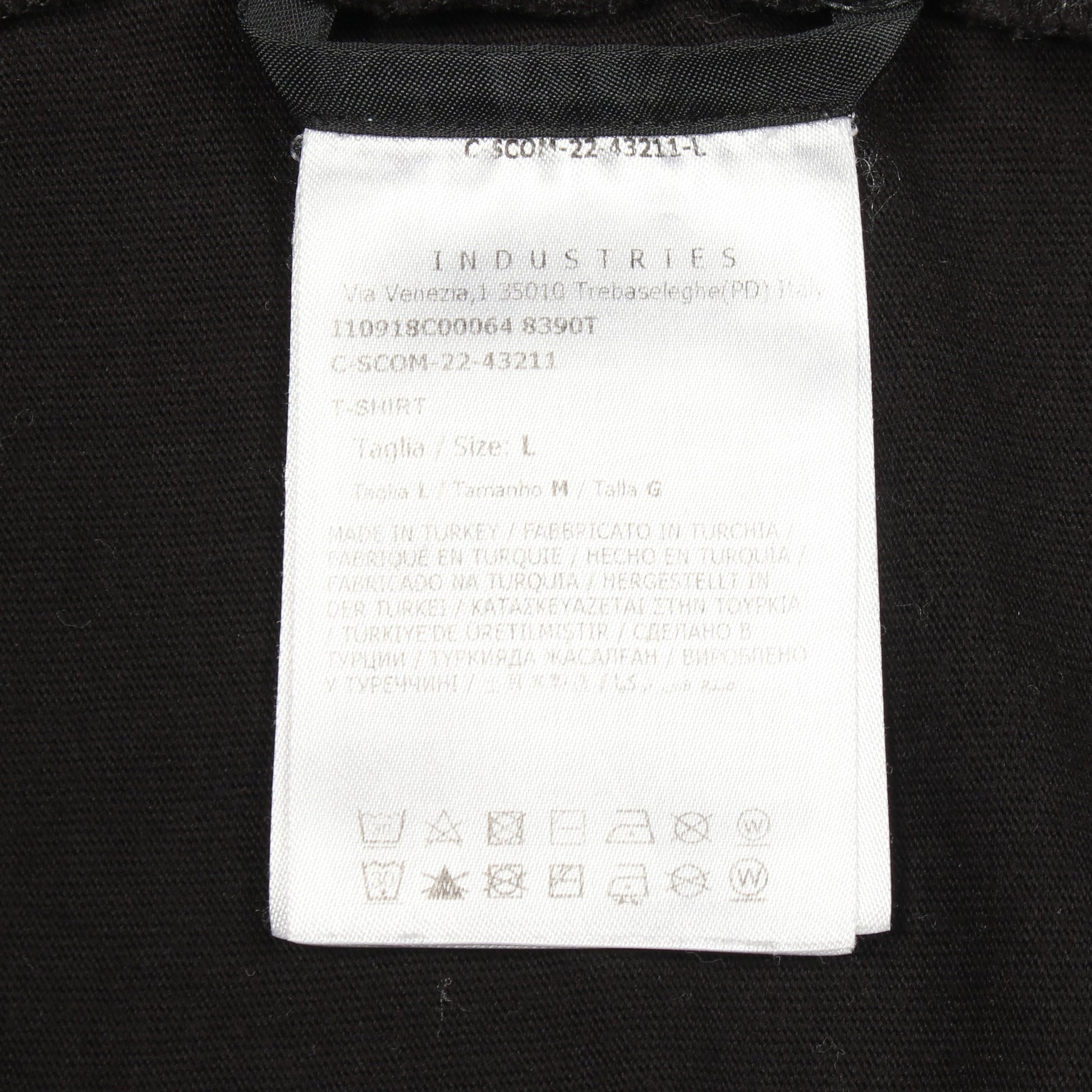 ロゴ クルーネック 半袖Tシャツ コットン ブラック モンクレール トップス MONCLER
