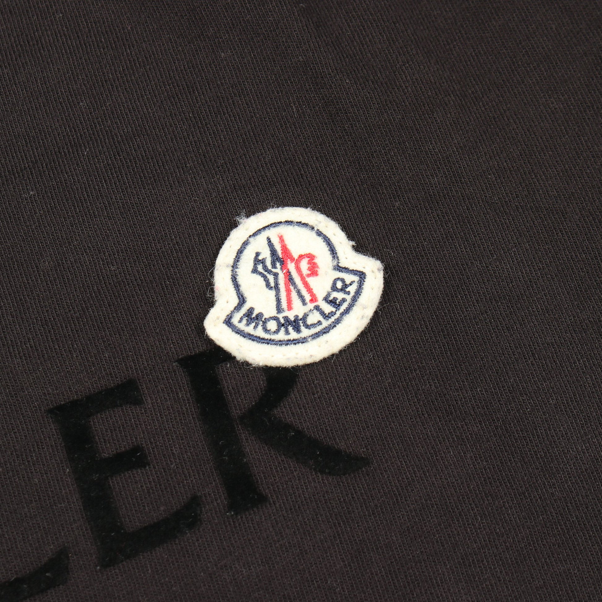 ロゴ クルーネック 半袖Tシャツ コットン ブラック モンクレール トップス MONCLER