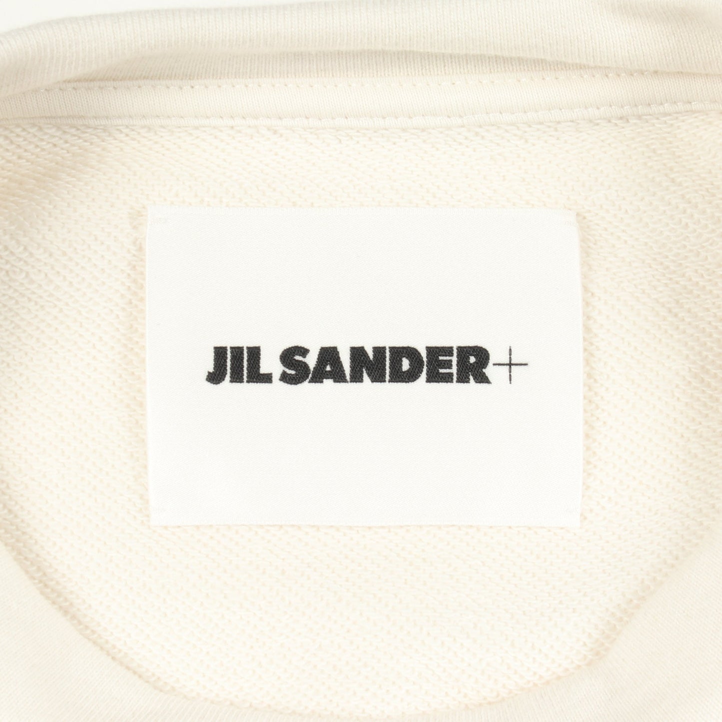 ロゴプリント スウェットシャツ コットン ホワイト ジルサンダープラス トップス JIL SANDER＋