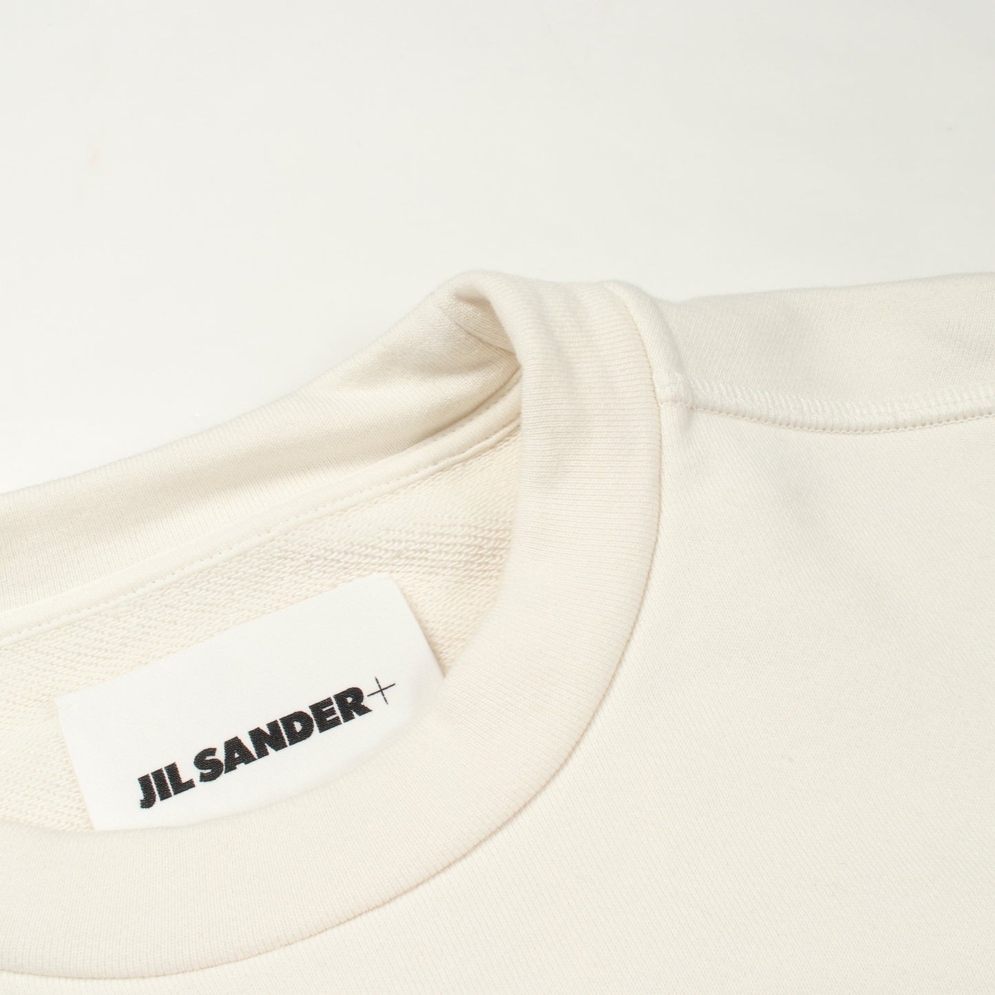 ロゴプリント スウェットシャツ コットン ホワイト ジルサンダープラス トップス JIL SANDER＋
