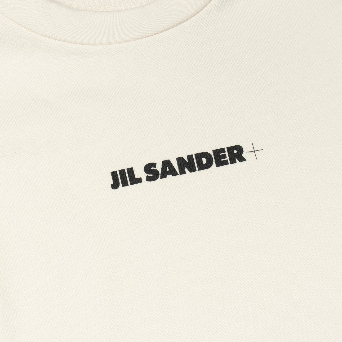 ロゴプリント スウェットシャツ コットン ホワイト ジルサンダープラス トップス JIL SANDER＋