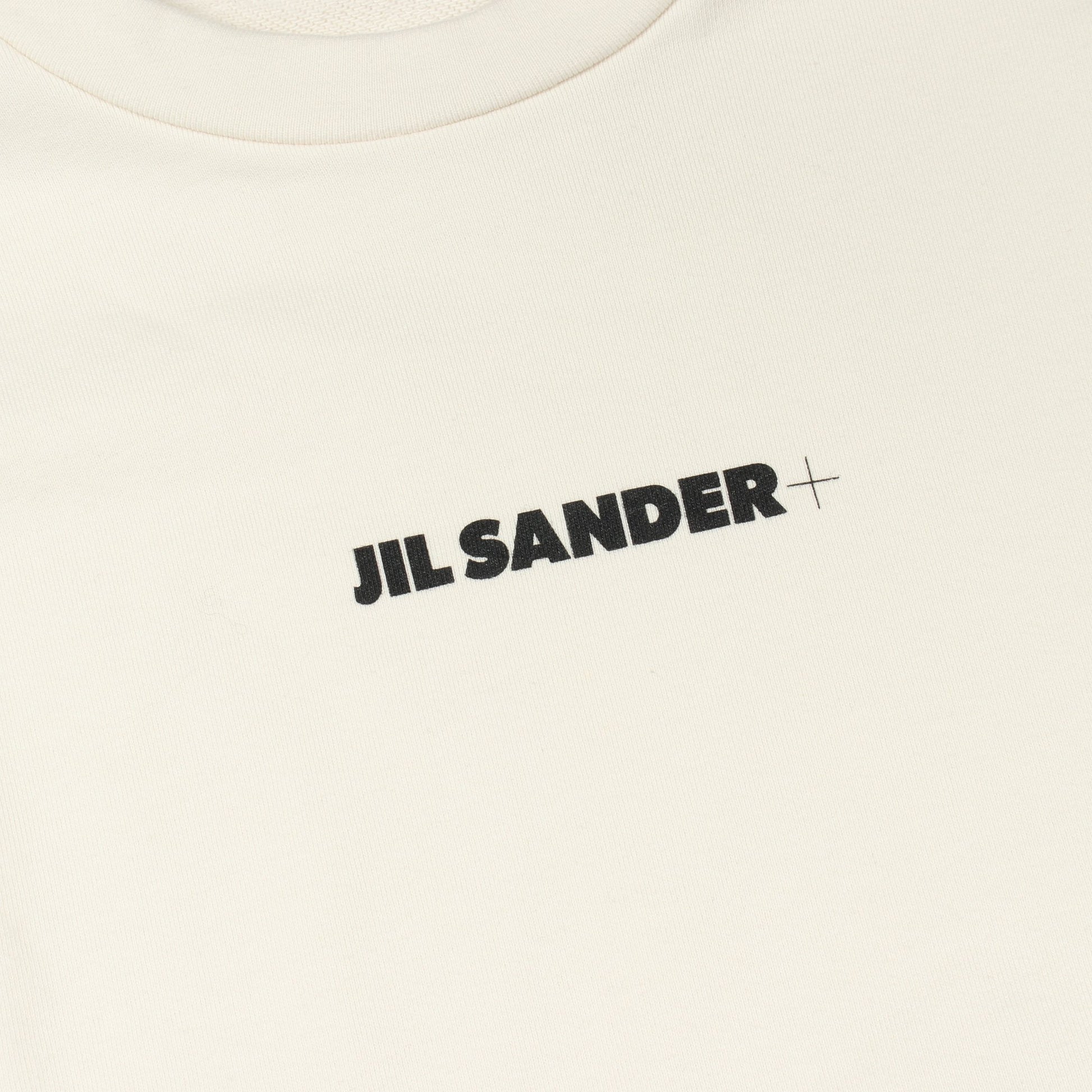 ロゴプリント スウェットシャツ コットン ホワイト ジルサンダープラス トップス JIL SANDER＋