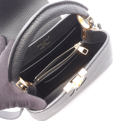 マイ カプシーヌ ノワール 2WAY ハンドバッグ レザー ブラック ルイヴィトン バッグ LOUIS VUITTON
