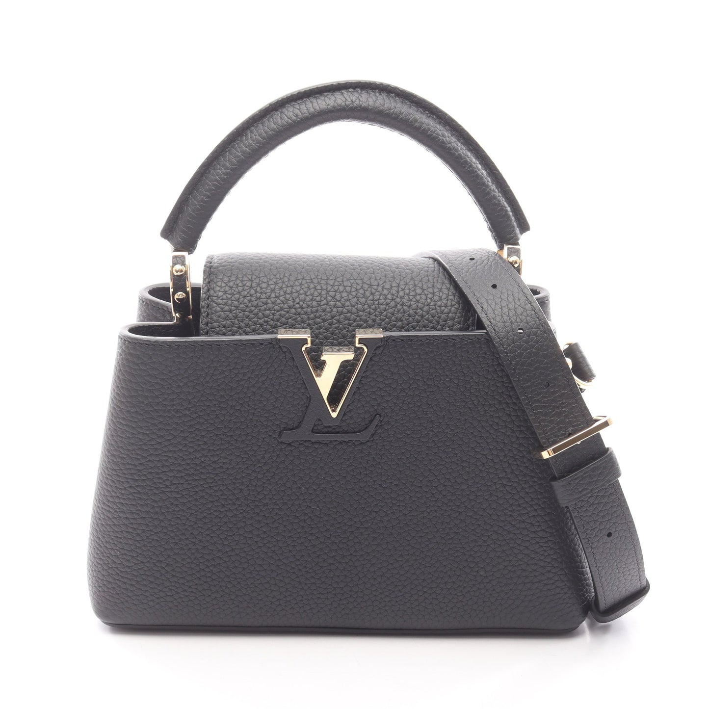 マイ カプシーヌ ノワール 2WAY ハンドバッグ レザー ブラック ルイヴィトン バッグ LOUIS VUITTON