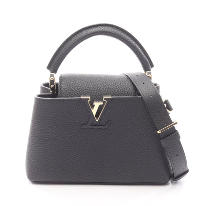 マイ カプシーヌ ノワール 2WAY ハンドバッグ レザー ブラック ルイヴィトン バッグ LOUIS VUITTON