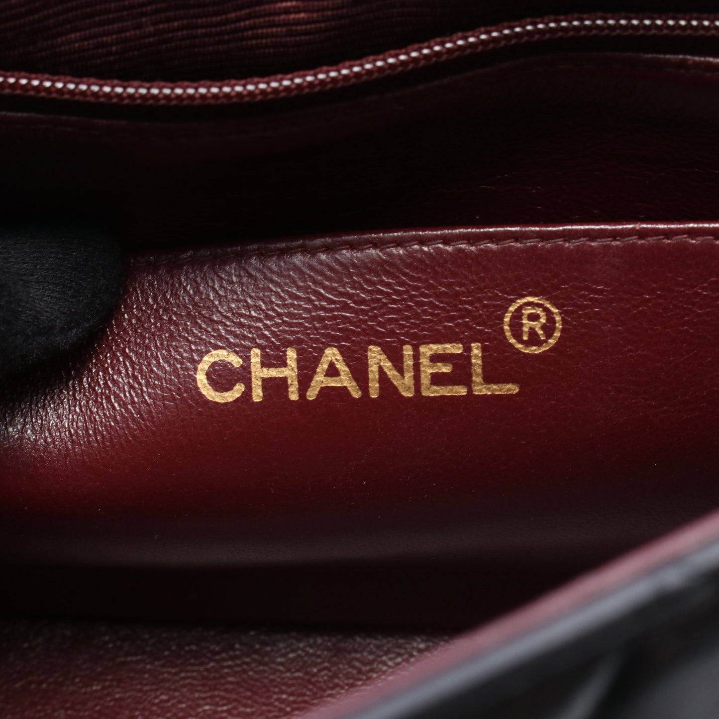 マトラッセ ダイアナフラップ チェーンショルダーバッグ ラムスキン ブラック ゴールド金具 シャネル バッグ CHANEL