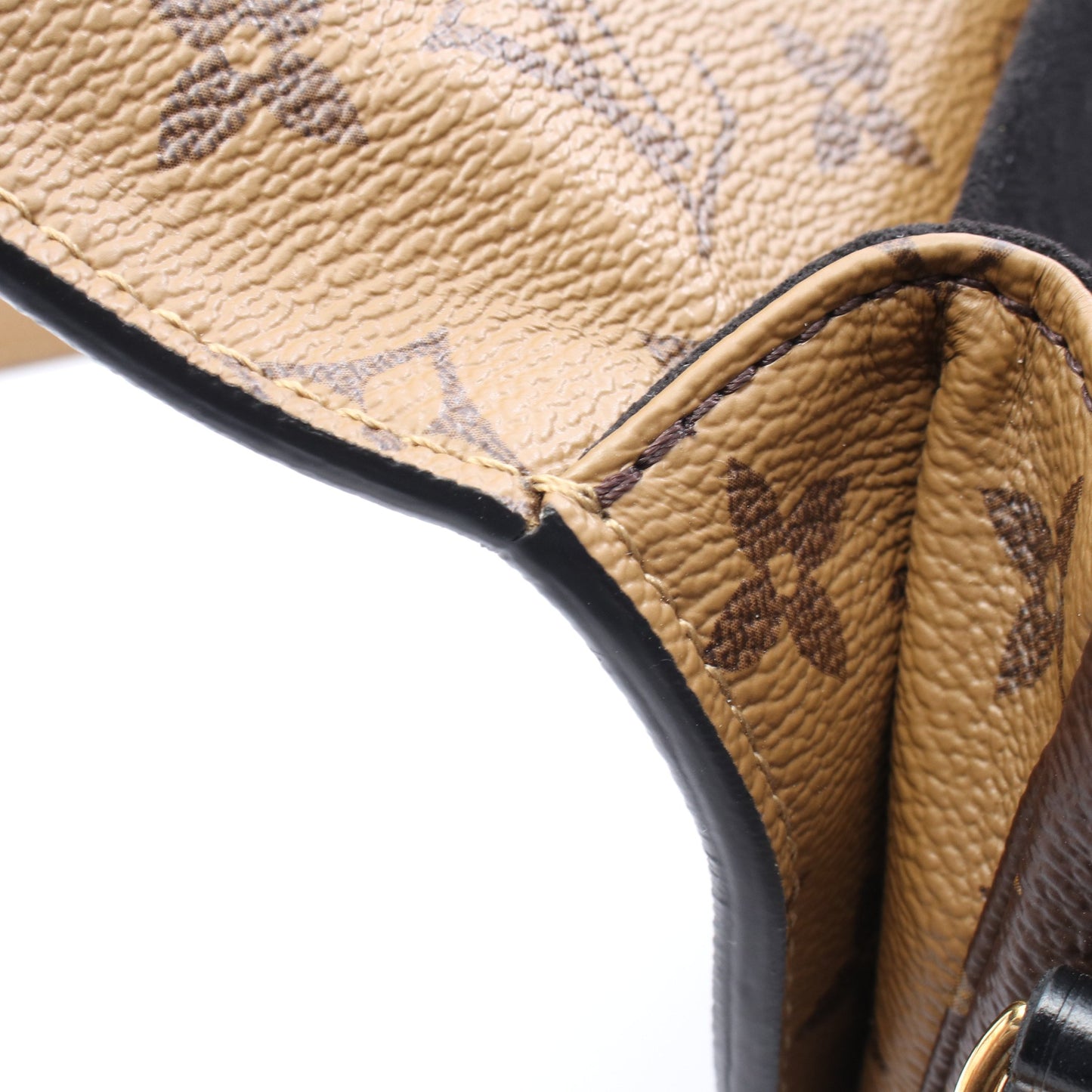 ポシェット メティス MM モノグラムリバース 2WAY ハンドバッグ PVC レザー ブラウン ブラック ルイヴィトン バッグ LOUIS VUITTON