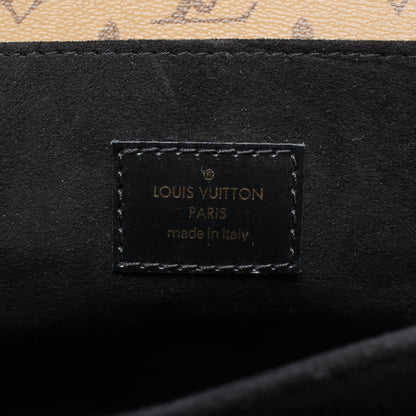 ポシェット メティス MM モノグラムリバース 2WAY ハンドバッグ PVC レザー ブラウン ブラック ルイヴィトン バッグ LOUIS VUITTON