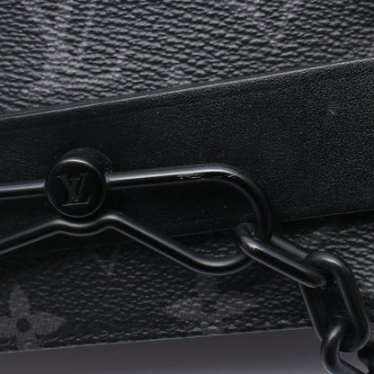 スティーマー メッセンジャー モノグラムエクリプス ショルダーバッグ PVC レザー ダークグレー ルイヴィトン バッグ LOUIS VUITTON