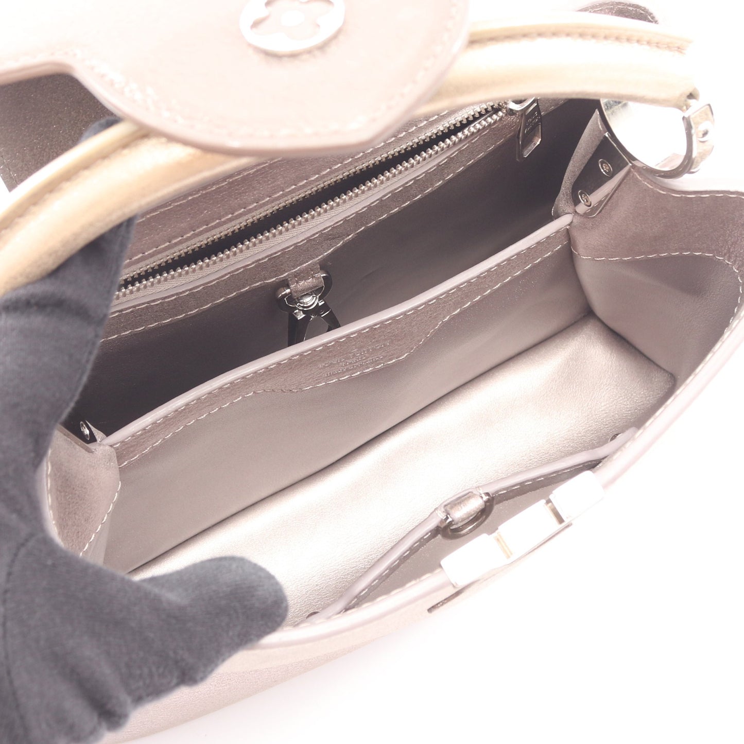 カプシーヌBB 2WAY ハンドバッグ レザー ピンク ブロンズ ゴールド ルイヴィトン バッグ LOUIS VUITTON