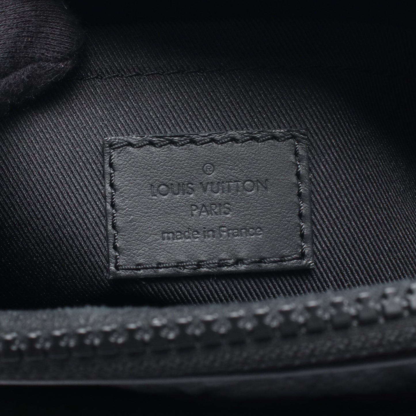 Sロック メッセンジャー モノグラム 2WAY ハンドバッグ レザー ブラック ルイヴィトン バッグ LOUIS VUITTON