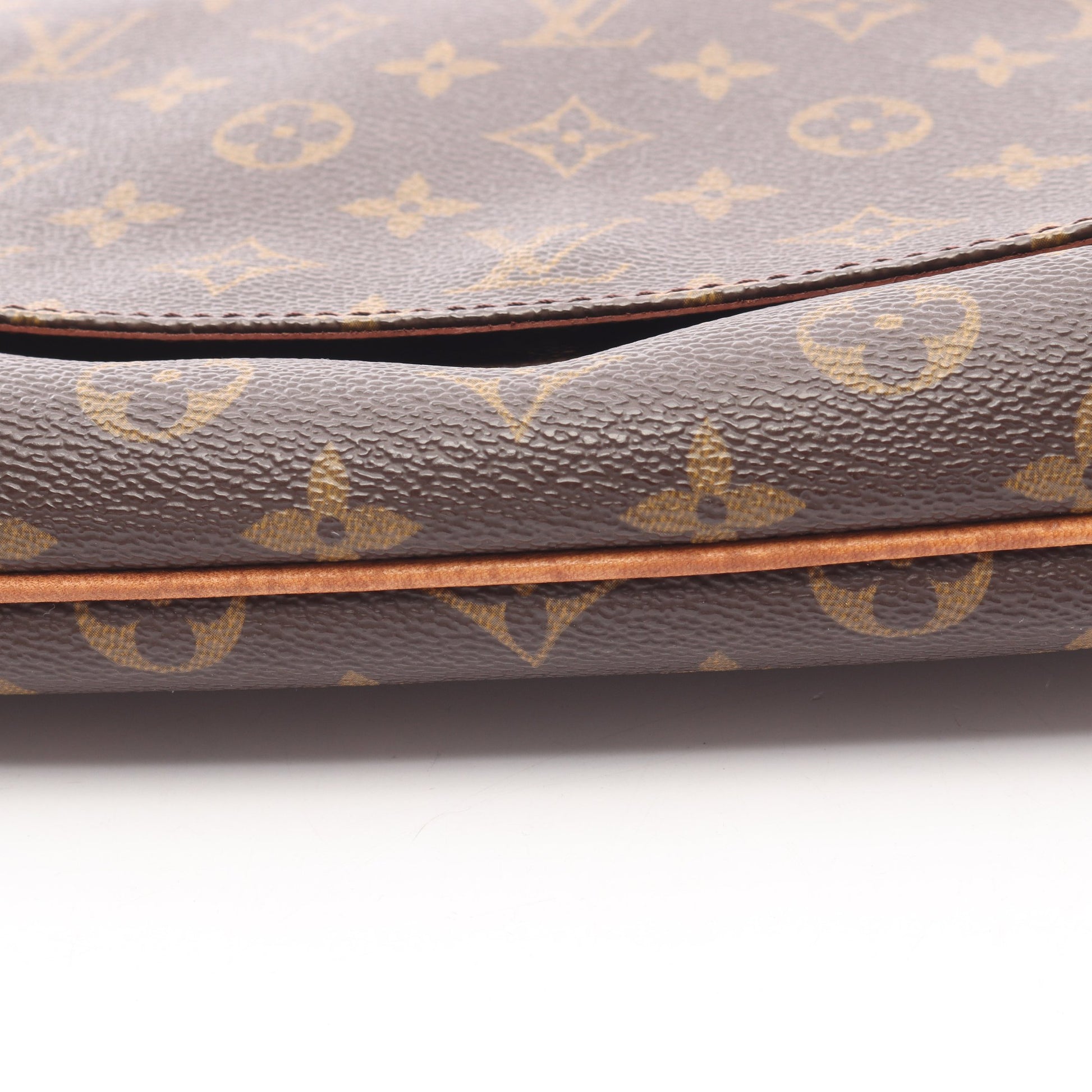 ミュゼットタンゴ ショートストラップ モノグラム ショルダーバッグ PVC レザー ブラウン ルイヴィトン バッグ LOUIS VUITTON