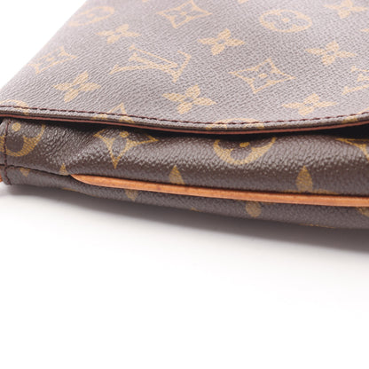 ミュゼットタンゴ ショートストラップ モノグラム ショルダーバッグ PVC レザー ブラウン ルイヴィトン バッグ LOUIS VUITTON