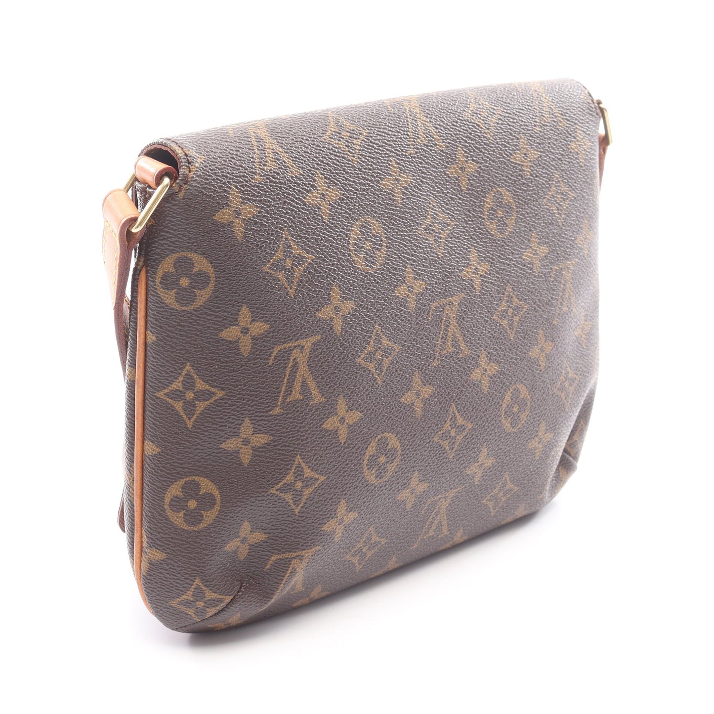 ミュゼットタンゴ ショートストラップ モノグラム ショルダーバッグ PVC レザー ブラウン ルイヴィトン バッグ LOUIS VUITTON