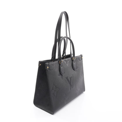 オンザゴーMM モノグラムアンプラント ノワール 2WAY ショルダーバッグ トートバッグ レザー ブラック ルイヴィトン バッグ LOUIS VUITTON