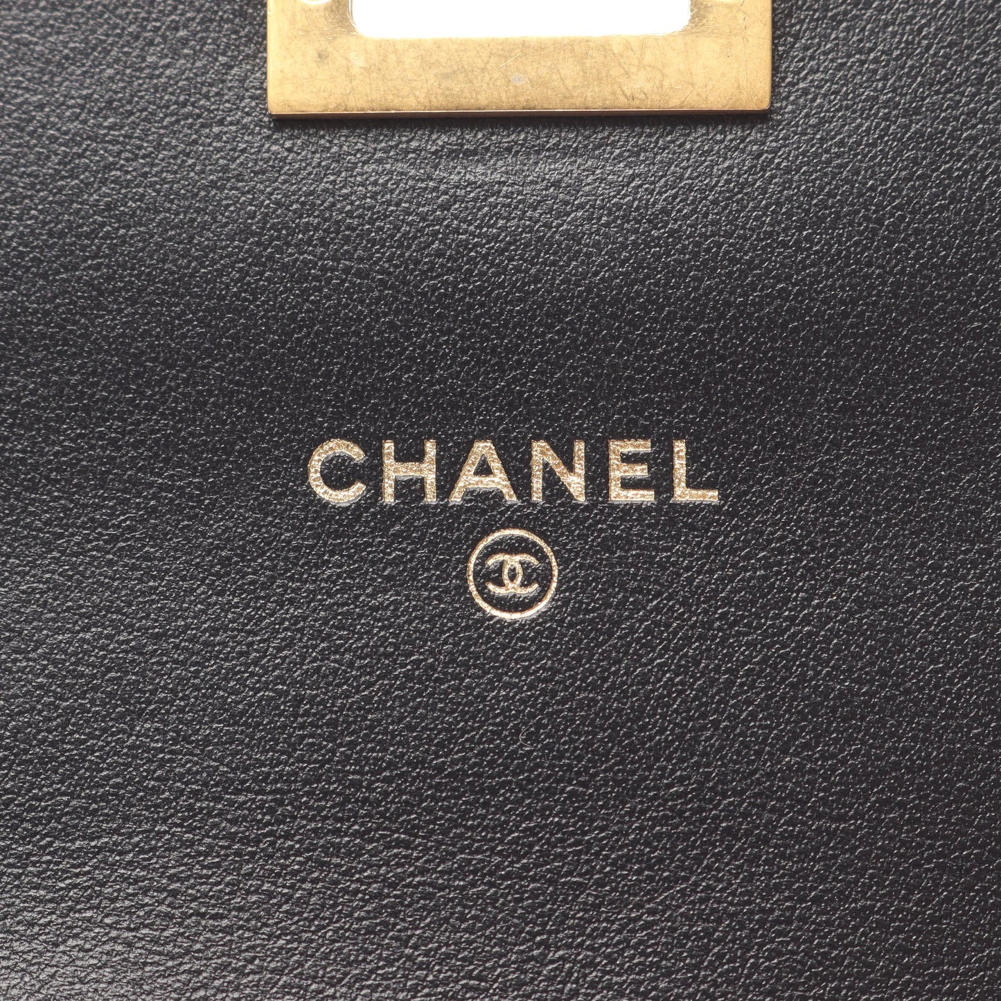 2.55 マトラッセ ミニ チェーンウォレット エイジドカーフスキン ブラック ゴールド金具 シャネル バッグ CHANEL