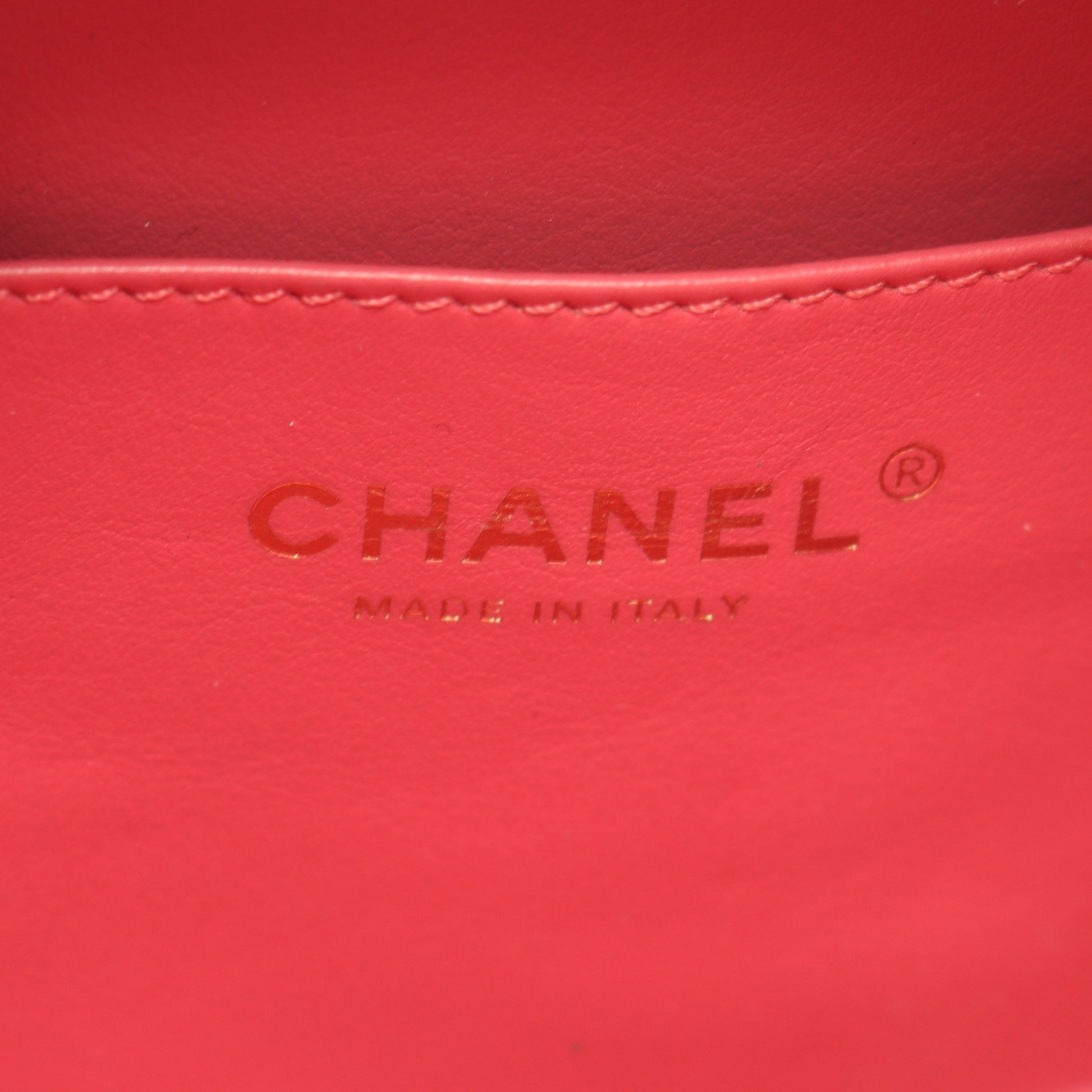 CCフィリグリー 2WAY チェーンショルダーバッグ キャビアスキン ピンクレッド ゴールド金具 シャネル バッグ CHANEL