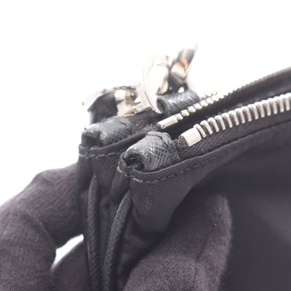 Re-Edition 2000 ショルダーバッグ ナイロン サフィアーノレザー ブラック プラダ バッグ PRADA