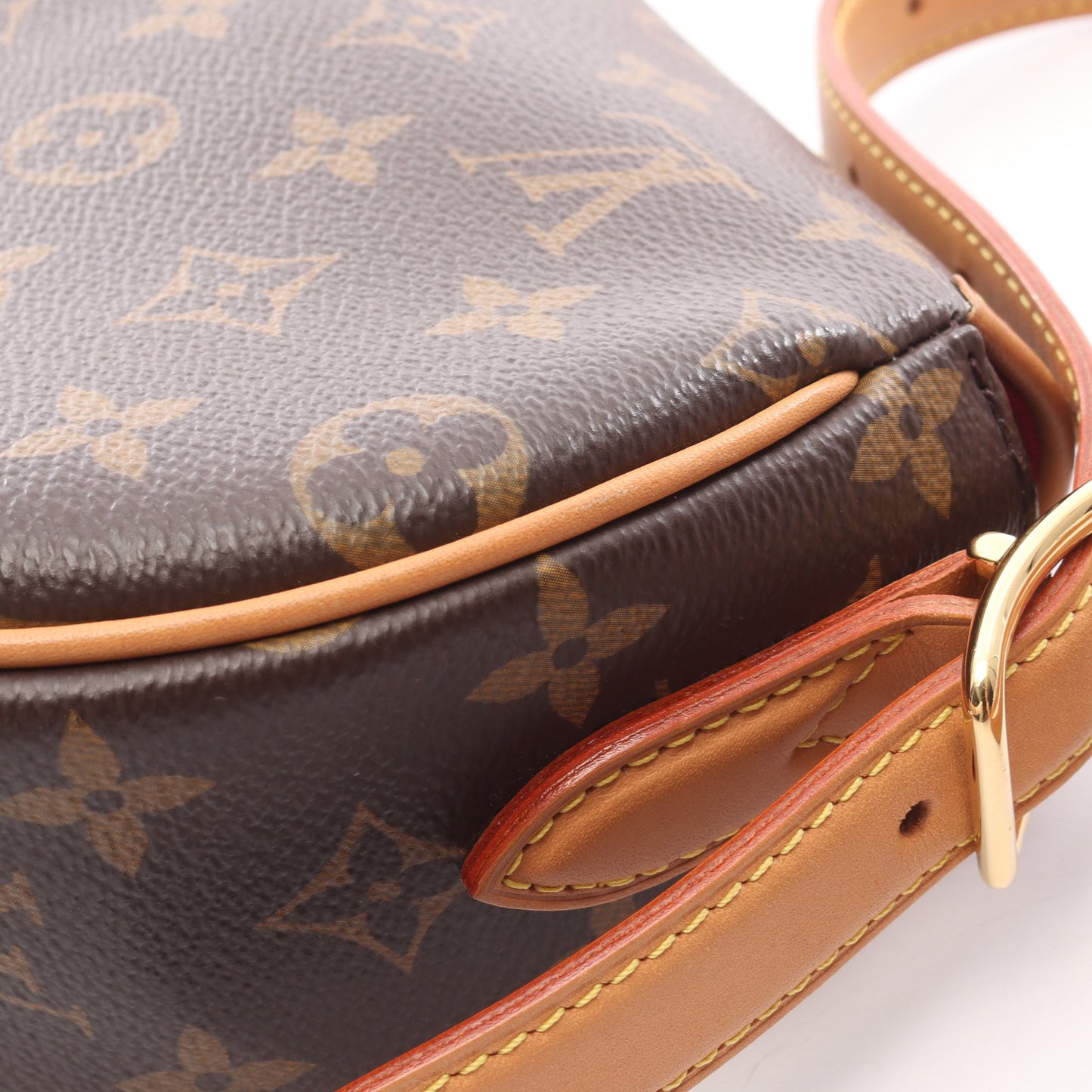 タンブラン モノグラム ショルダーバッグ PVC レザー ブラウン ルイヴィトン バッグ LOUIS VUITTON