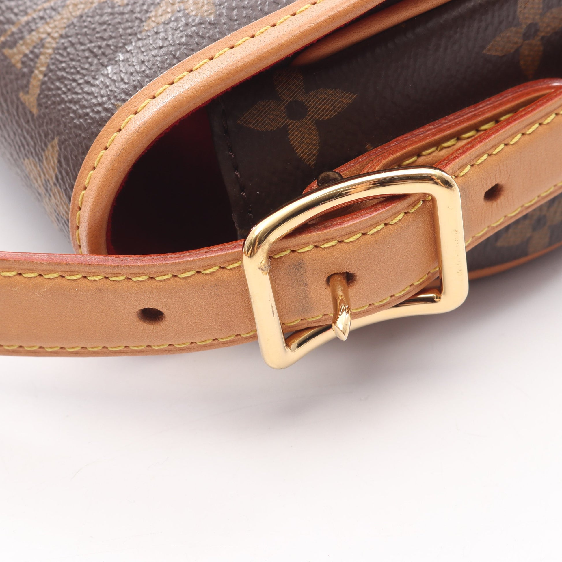 タンブラン モノグラム ショルダーバッグ PVC レザー ブラウン ルイヴィトン バッグ LOUIS VUITTON