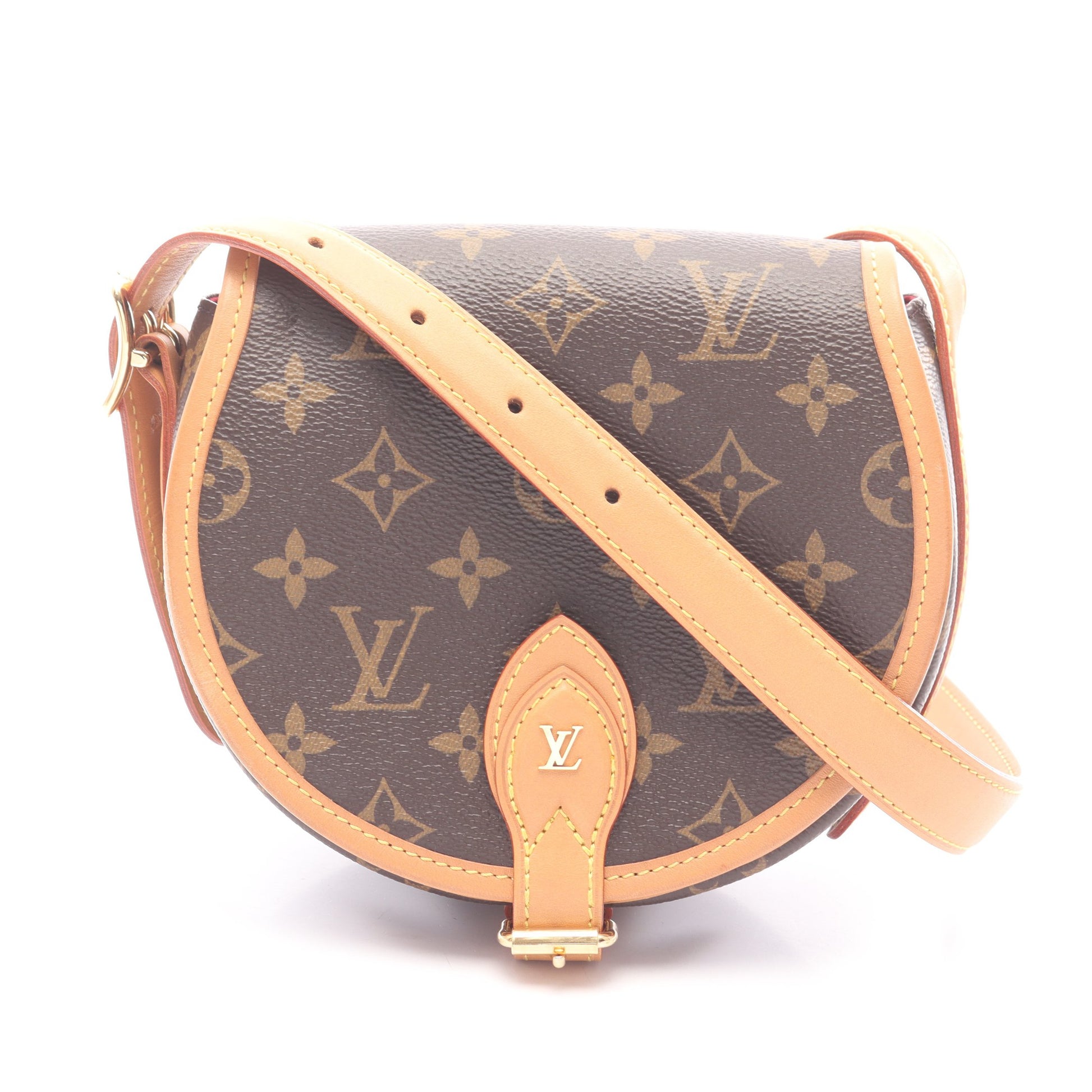 タンブラン モノグラム ショルダーバッグ PVC レザー ブラウン ルイヴィトン バッグ LOUIS VUITTON