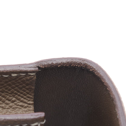 コンスタンス スリム エトゥープ 二つ折り財布 ヴォーエプソン グレーブラウン ゴールド金具 Z刻印 エルメス 財布・小物 HERMES