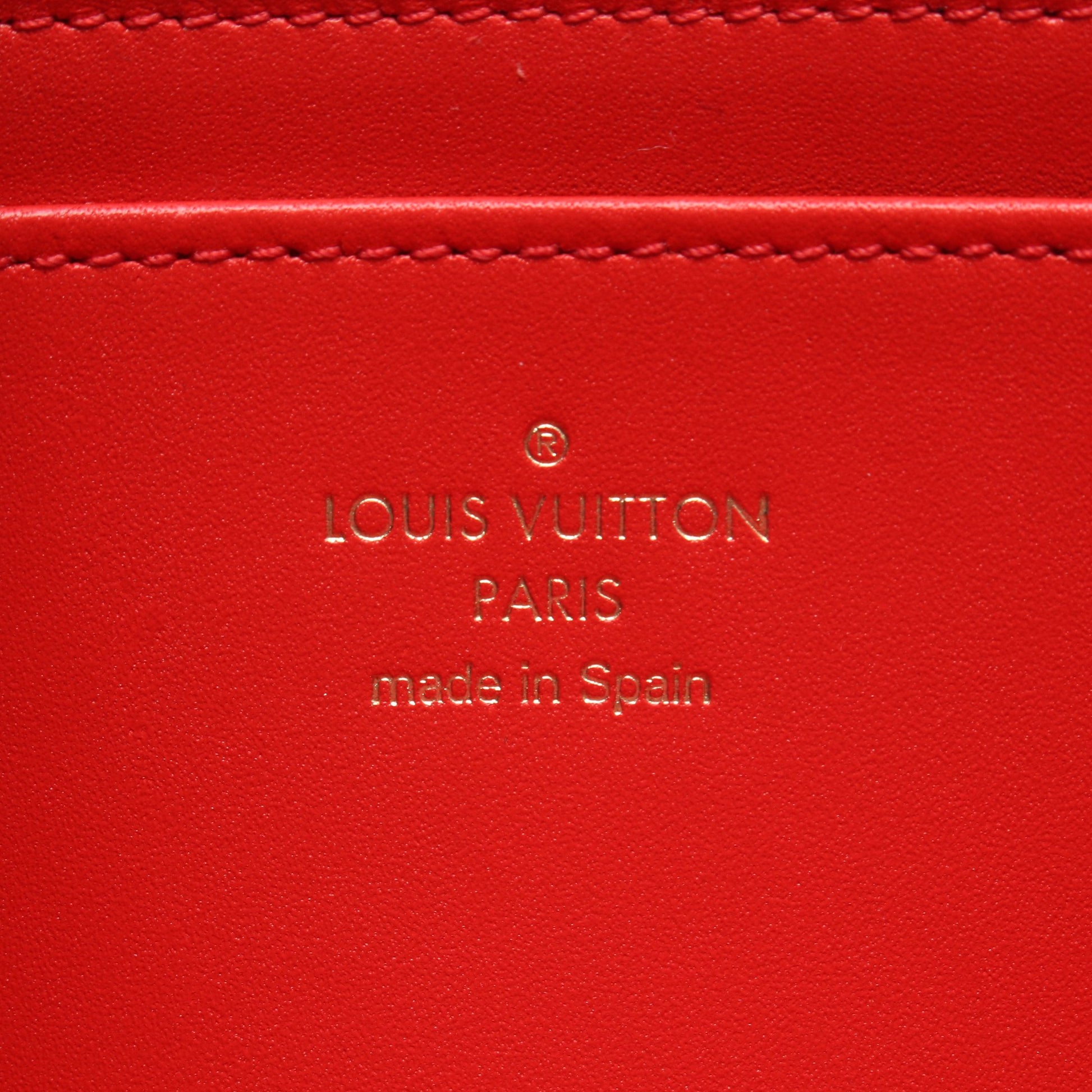 ポルトフォイユ フラワー モノグラム コクリコ 二つ折り長財布 PVC レザー ブラウン レッド ルイヴィトン 財布・小物 LOUIS VUITTON