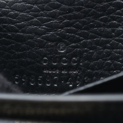 GGマーモント 二つ折り財布 PVC レザー ベージュ ブラウン ブラック グッチ 財布・小物 GUCCI