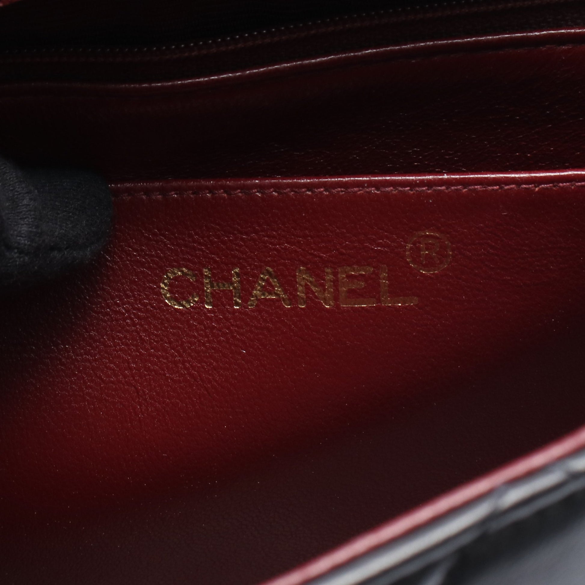 マトラッセ ダイアナフラップ チェーンショルダーバッグ ラムスキン ブラック ゴールド金具 シャネル バッグ CHANEL