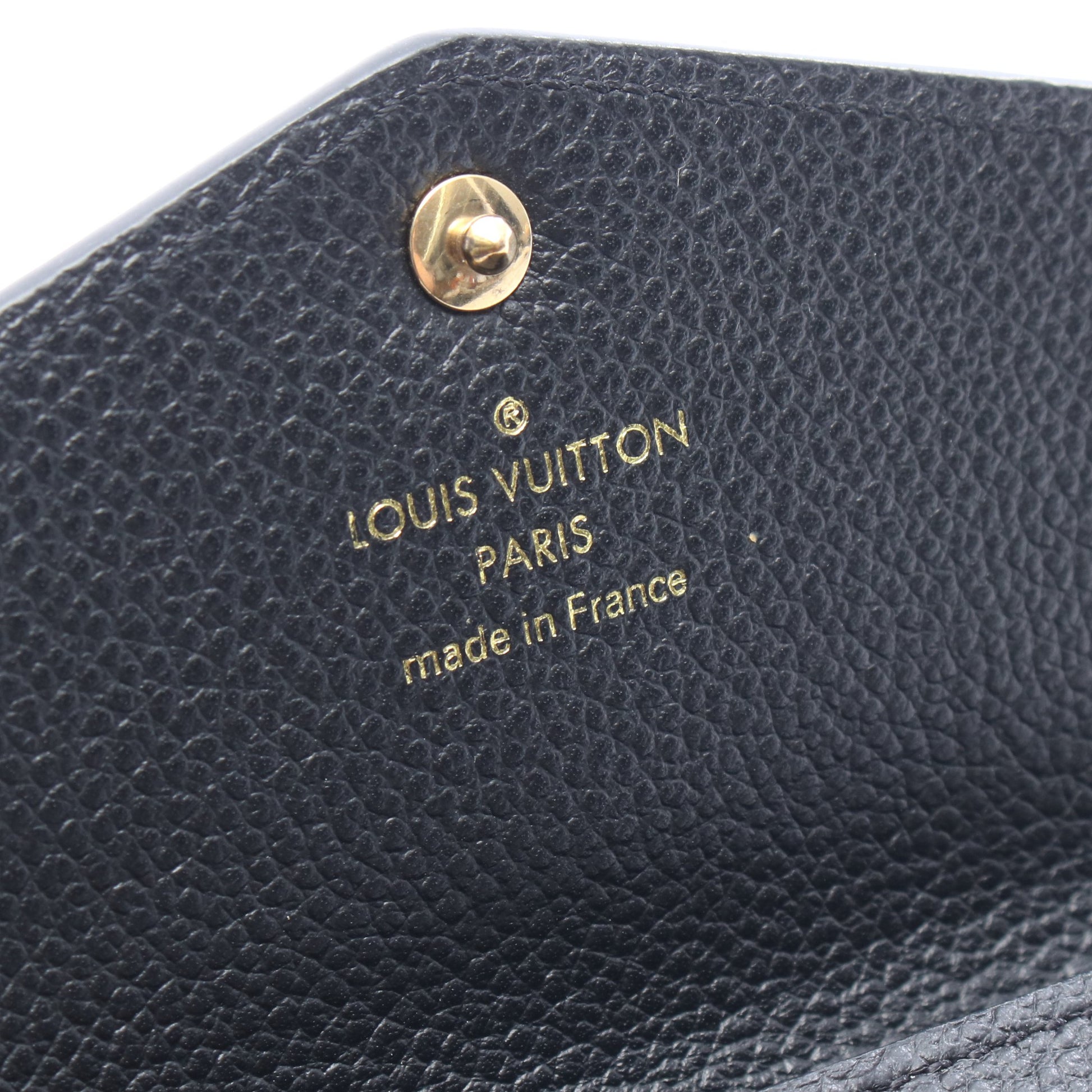 ポシェット クレ モノグラムアンプラント ノワール キーリング付き キーケース レザー ブラック ルイヴィトン 財布・小物 LOUIS VUITTON