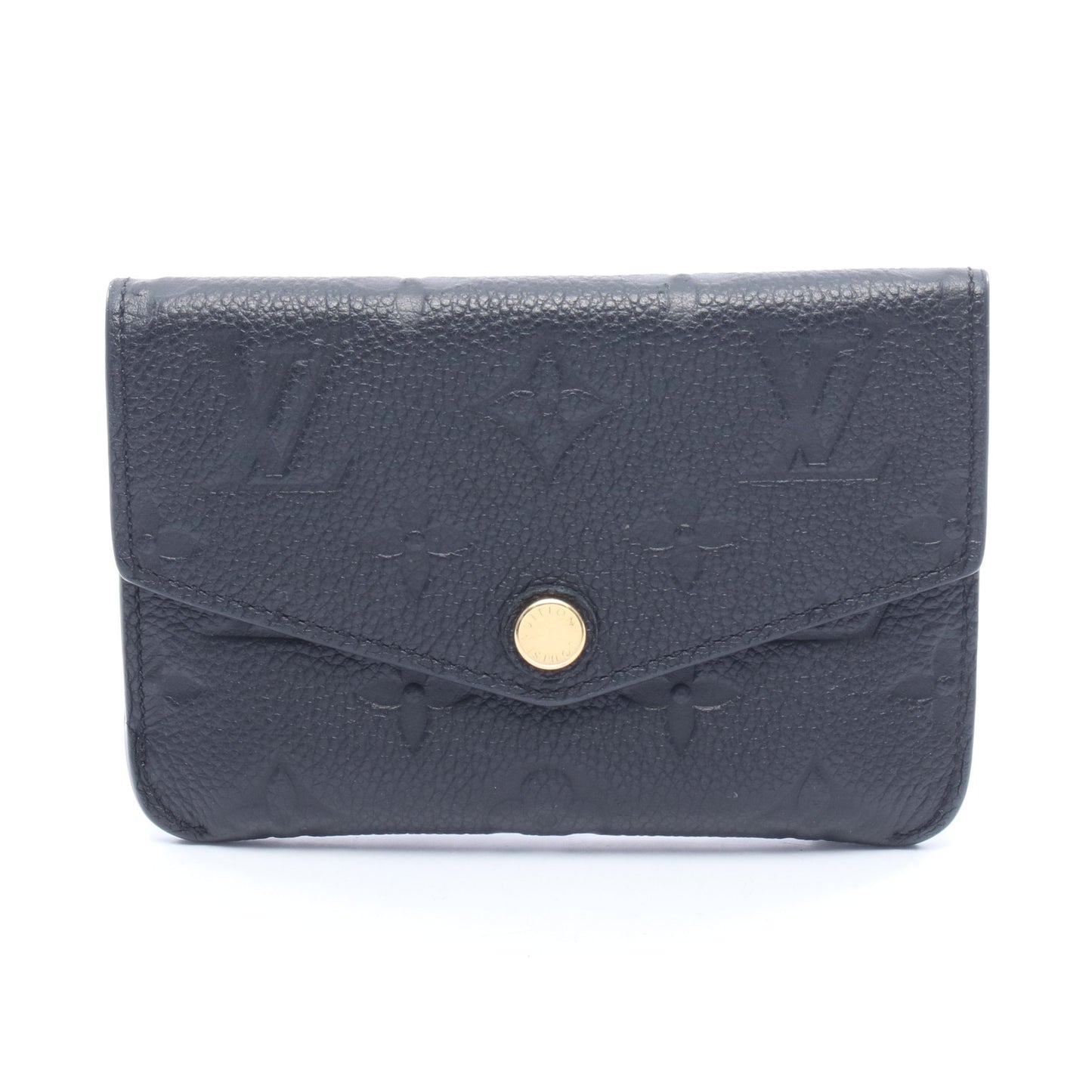 ポシェット クレ モノグラムアンプラント ノワール キーリング付き キーケース レザー ブラック ルイヴィトン 財布・小物 LOUIS VUITTON