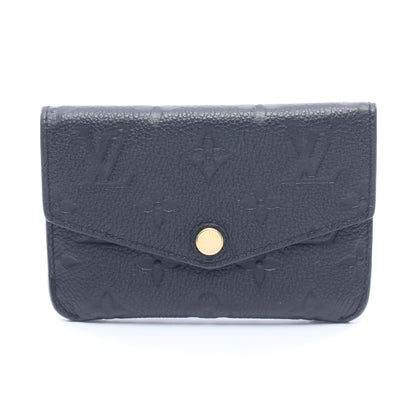 ポシェット クレ モノグラムアンプラント ノワール キーリング付き キーケース レザー ブラック ルイヴィトン 財布・小物 LOUIS VUITTON