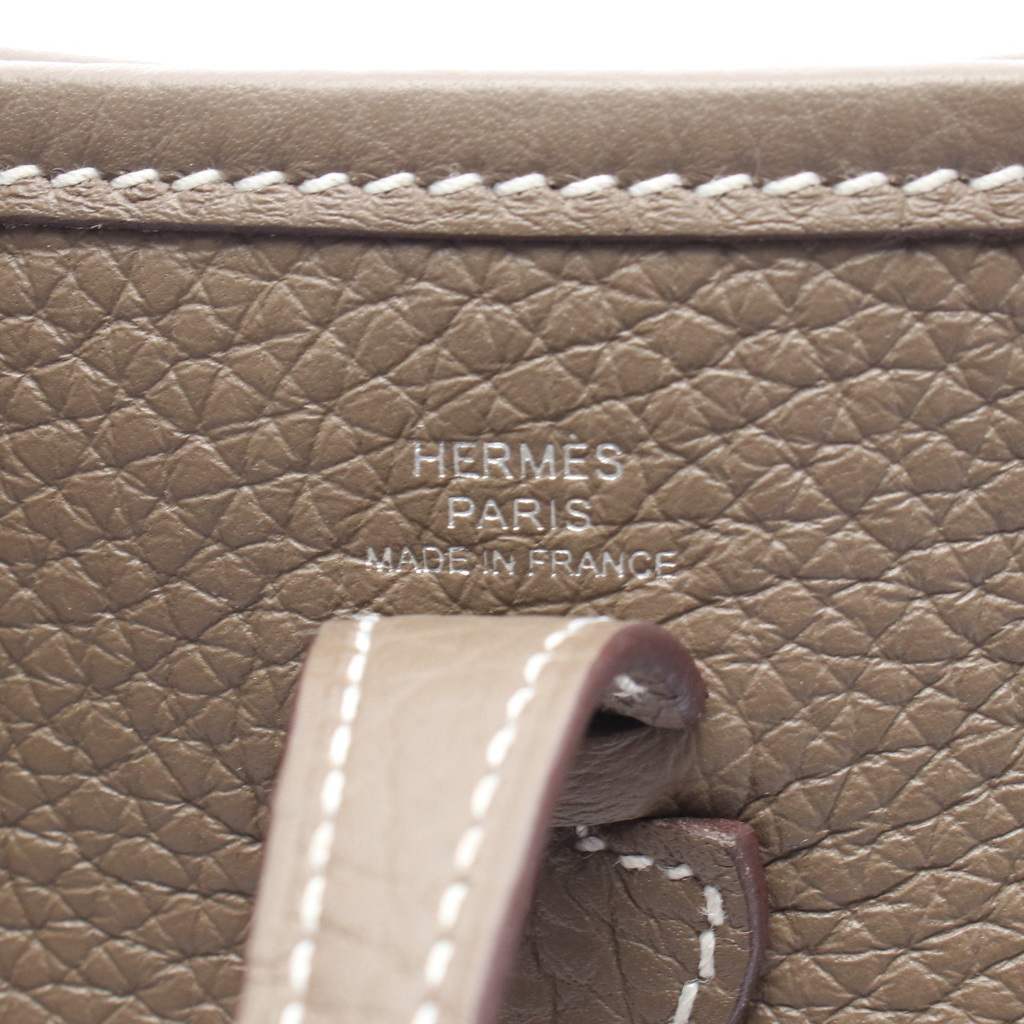 エヴリンTPM エトゥープ ショルダーバッグ トリヨンクレマンス グレーブラウン シルバー金具 W刻印 エルメス バッグ HERMES