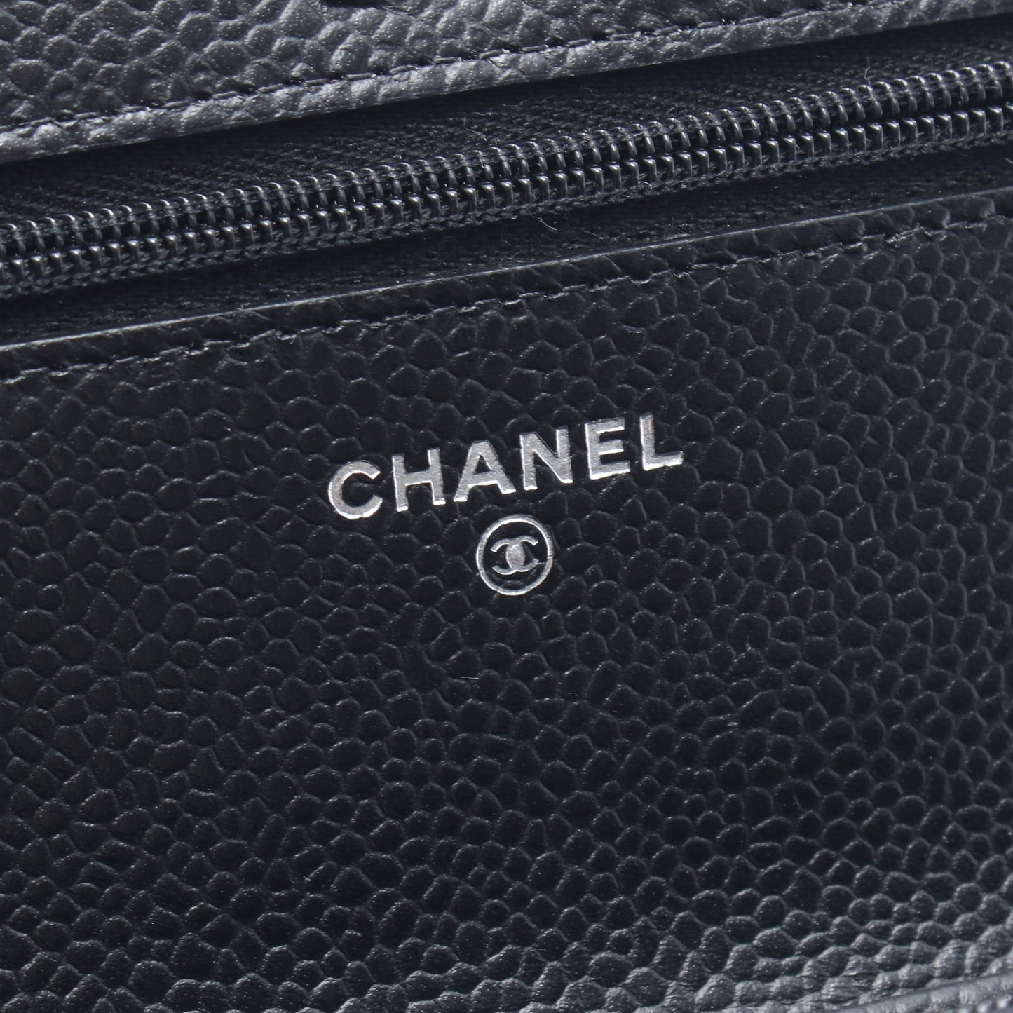マトラッセ チェーンウォレット キャビアスキン ブラック シルバー金具 シャネル バッグ CHANEL