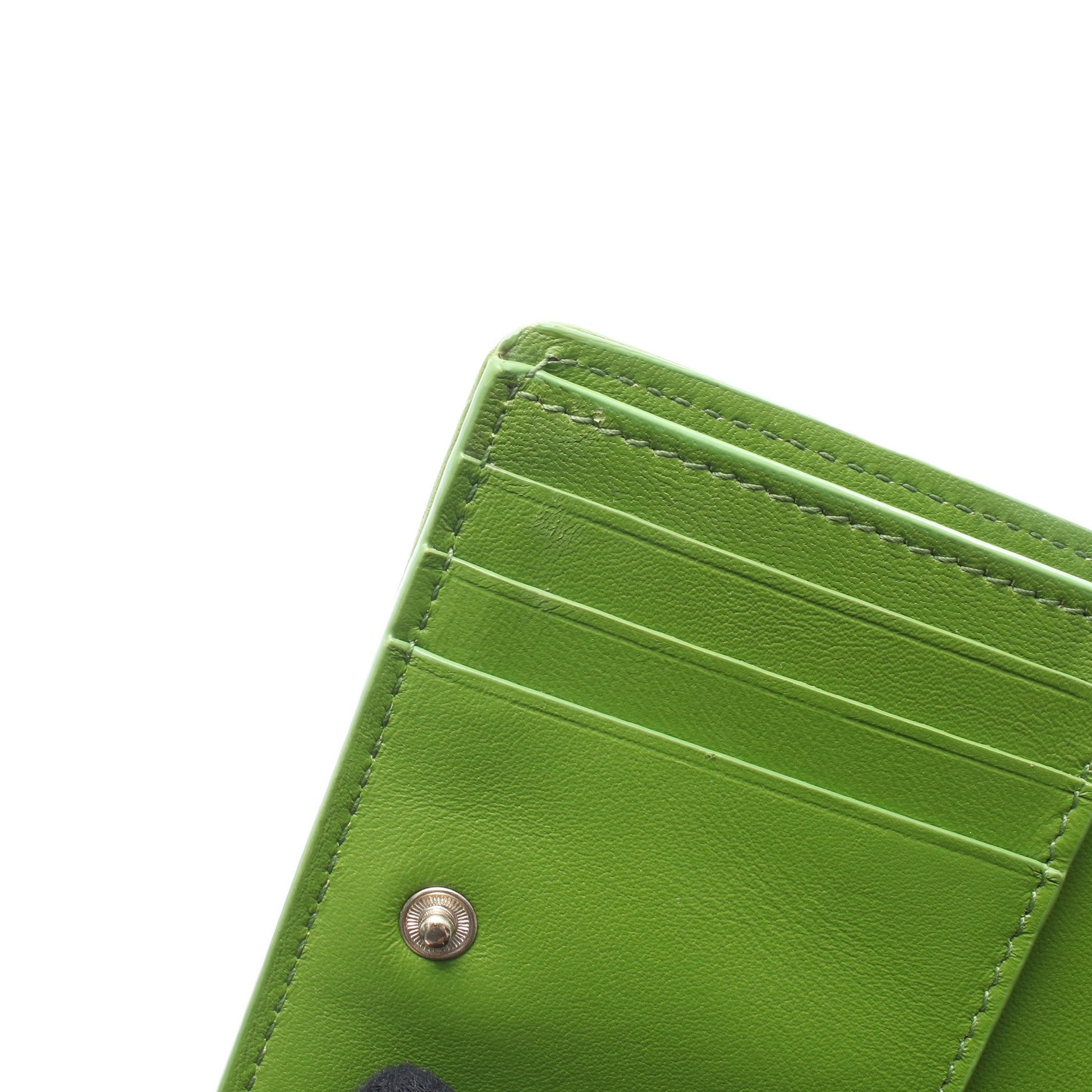 トワル イコノグラフ 二つ折り財布 レザー イエローグリーン ヴァレンティノ 財布・小物 VALENTINO