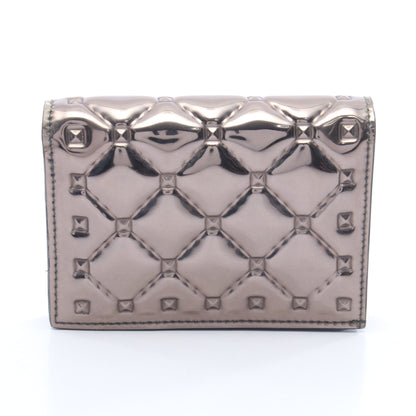 二つ折り財布 エナメルレザー シルバー ヴァレンティノガラヴァーニ 財布・小物 VALENTINO GARAVANI
