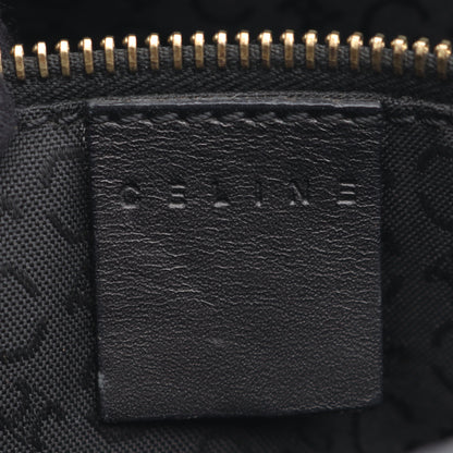 Cマカダム ショルダーバッグ キャンバス レザー ブラック セリーヌ バッグ CELINE