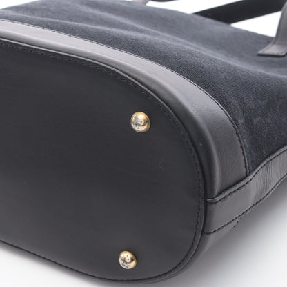 Cマカダム ショルダーバッグ キャンバス レザー ブラック セリーヌ バッグ CELINE