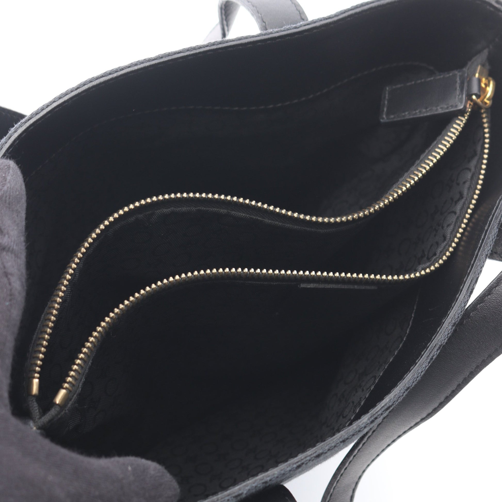 Cマカダム ショルダーバッグ キャンバス レザー ブラック セリーヌ バッグ CELINE