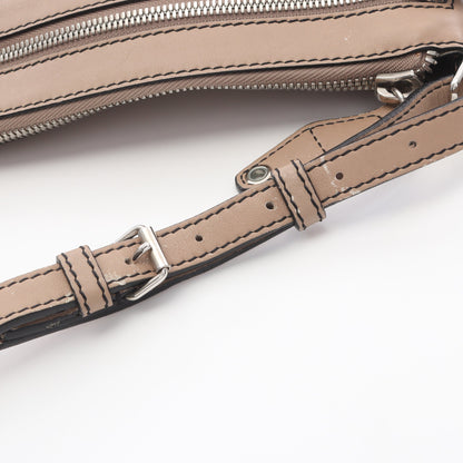 アナグラム ショルダーバッグ PVC レザー ベージュ ロエベ バッグ LOEWE