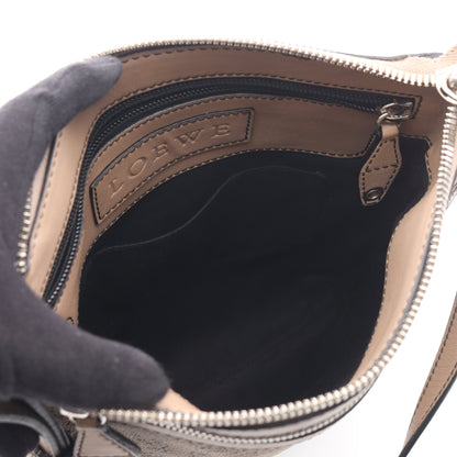 アナグラム ショルダーバッグ PVC レザー ベージュ ロエベ バッグ LOEWE