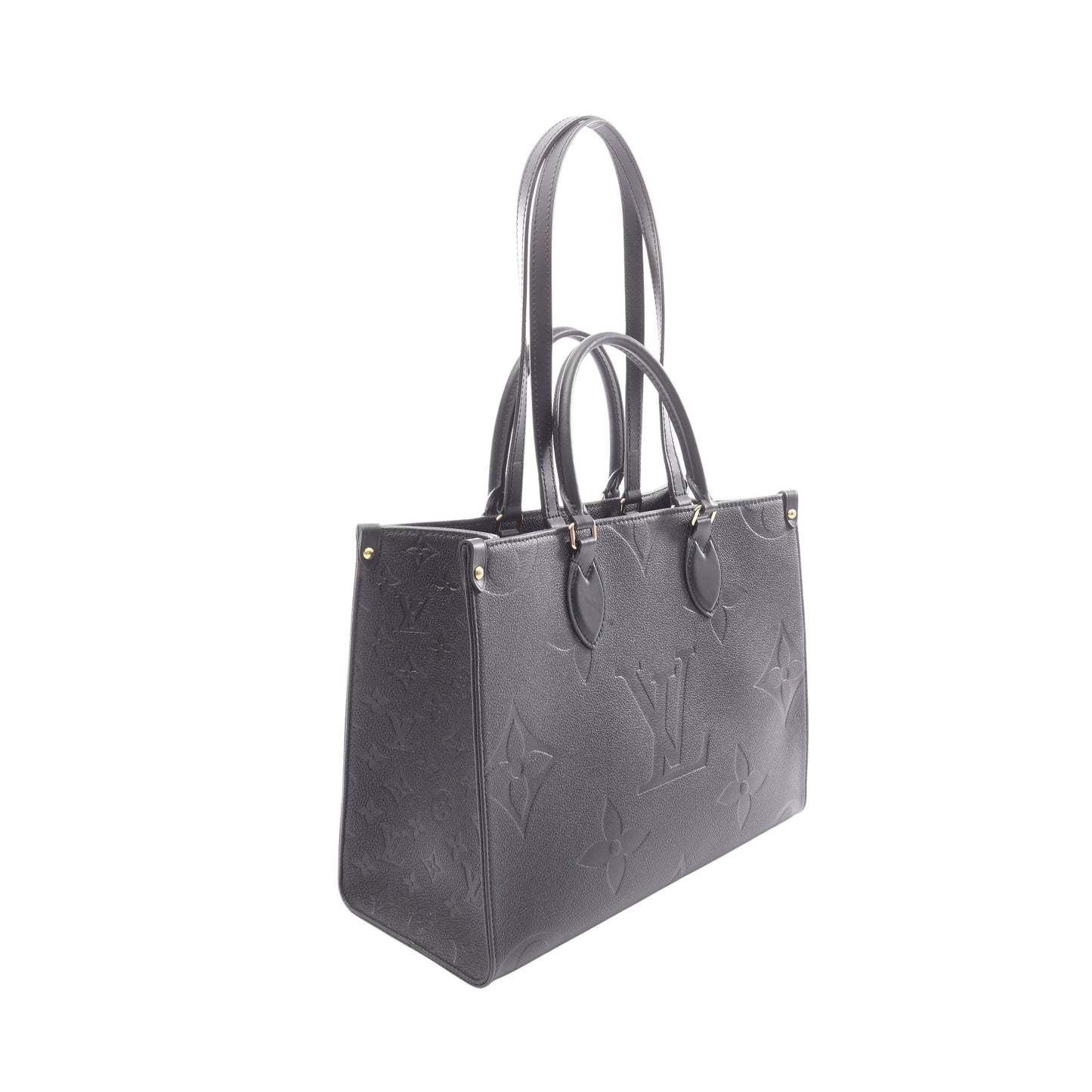 オンザゴーMM モノグラムアンプラント ノワール 2WAY ショルダーバッグ トートバッグ レザー ブラック ルイヴィトン バッグ LOUIS VUITTON