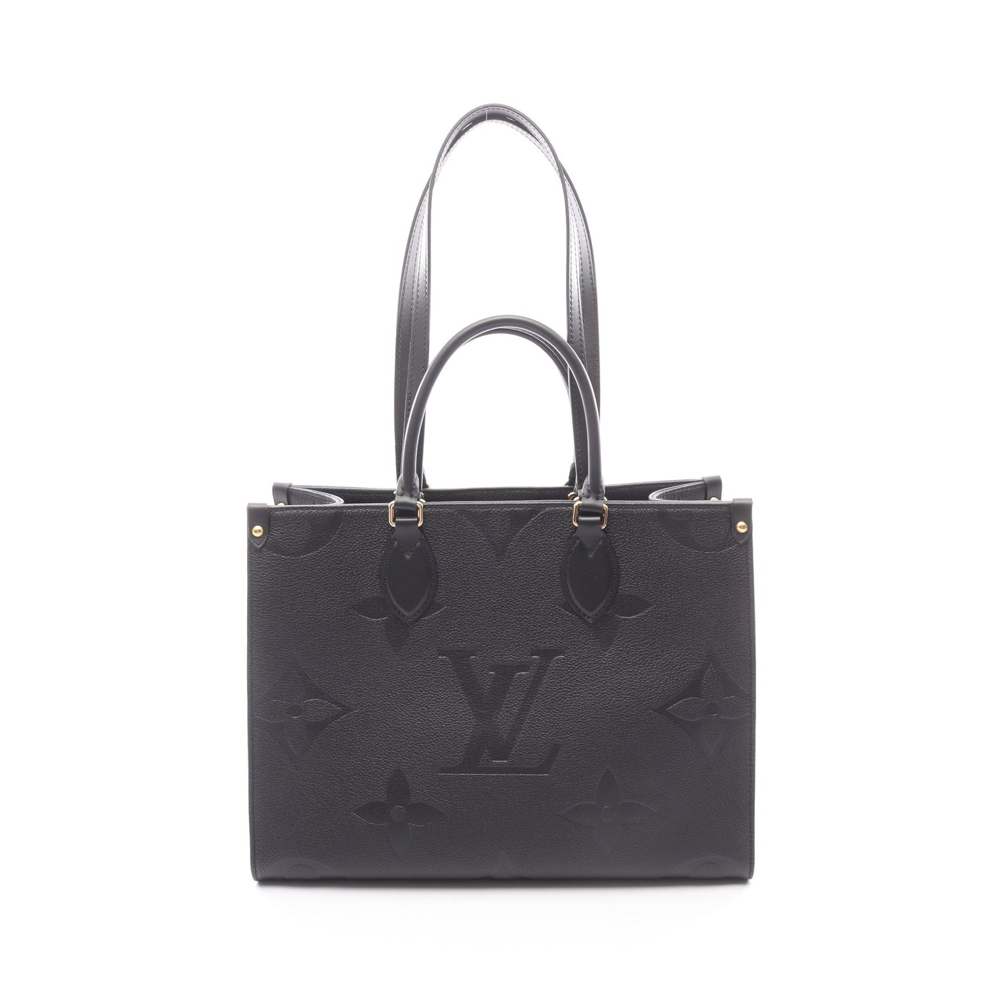 オンザゴーMM モノグラムアンプラント ノワール 2WAY ショルダーバッグ トートバッグ レザー ブラック ルイヴィトン バッグ LOUIS VUITTON
