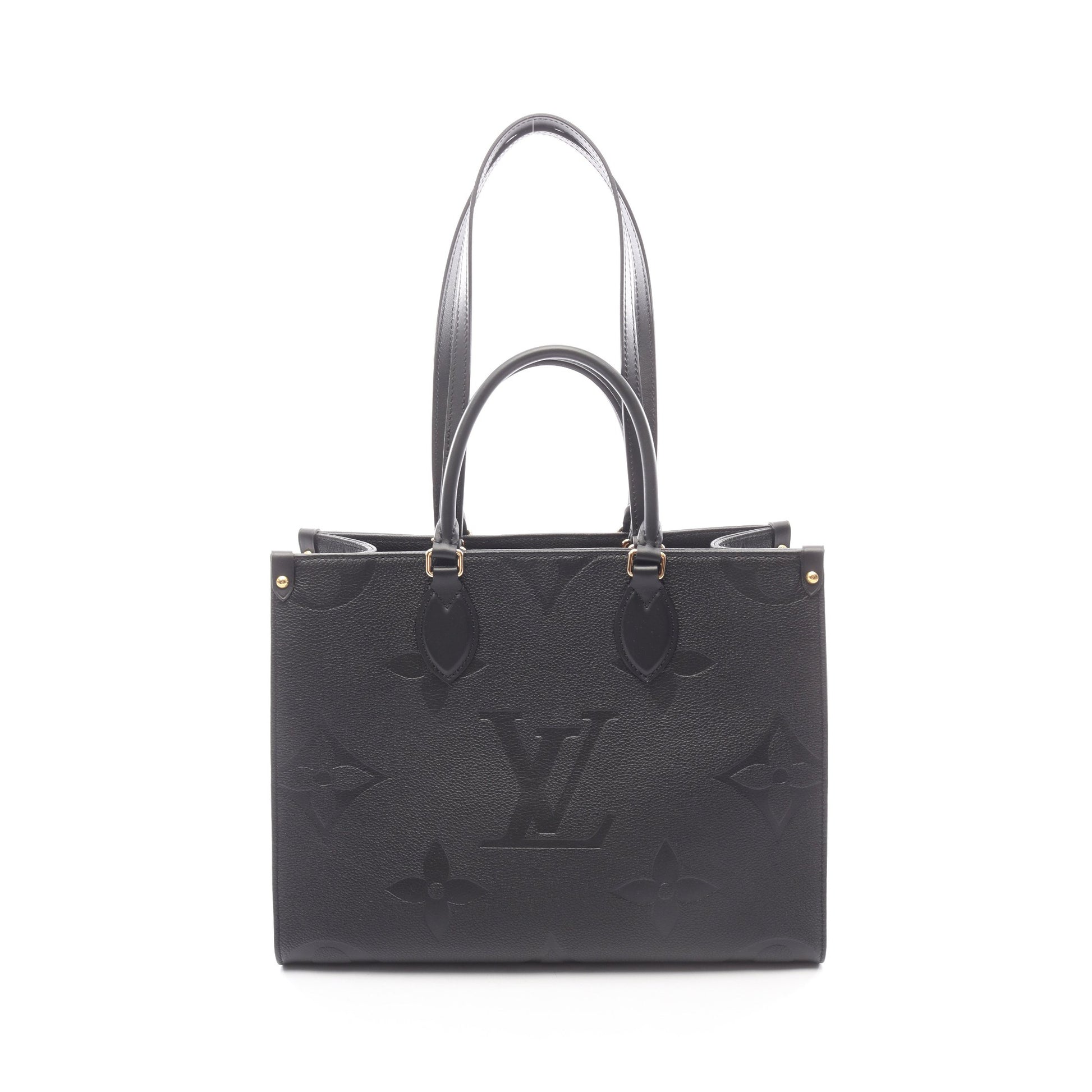 オンザゴーMM モノグラムアンプラント ノワール 2WAY ショルダーバッグ トートバッグ レザー ブラック ルイヴィトン バッグ LOUIS VUITTON